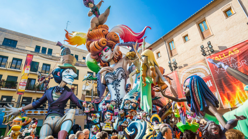 The Fallas Festival Valencia
